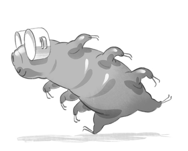 Tardigrade-running
